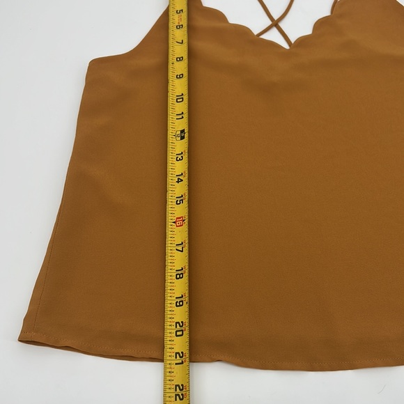 Naked Zebra Mustard Yellow Camisole Women's size S - Picture 9 of 9